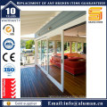 Aluminium/Aluminum Double Glazing Patio Exterior Glass Sliding Door